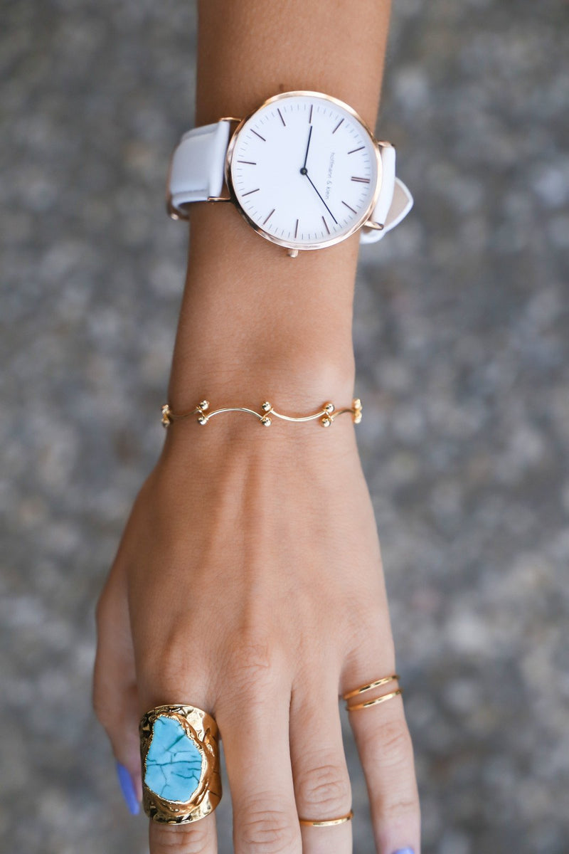 Vintage Chain bracelet - Bars - Boutique Minimaliste has waterproof, durable, elegant and vintage inspired jewelry