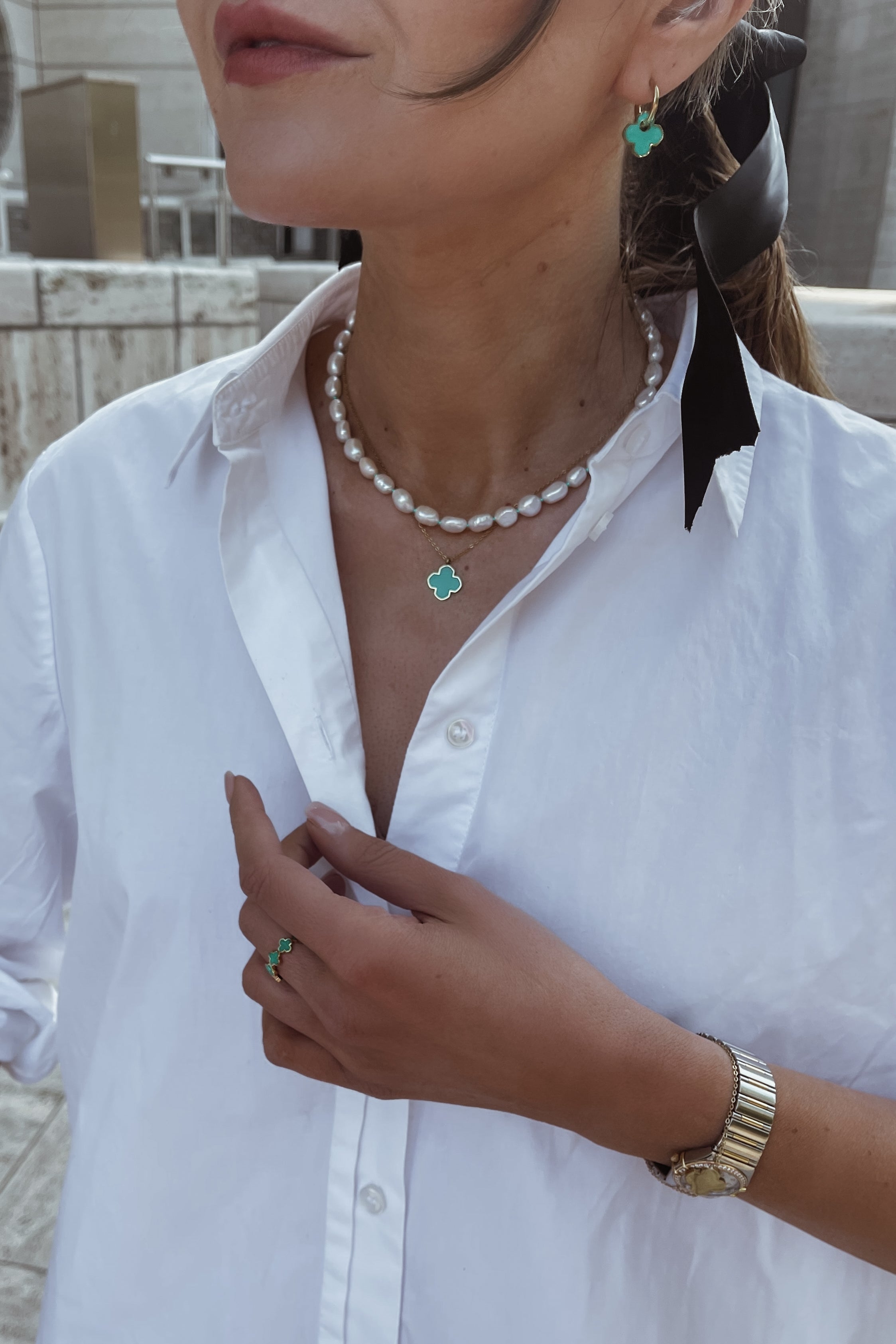 Whilhemina Necklace - Boutique Minimaliste has waterproof, durable, elegant and vintage inspired jewelry