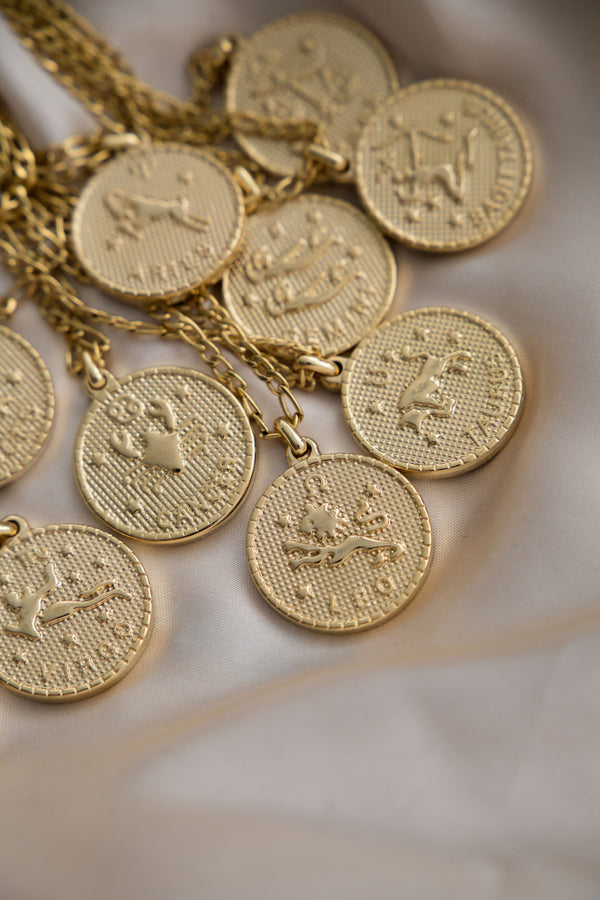 Zodiac Necklace - Boutique Minimaliste has waterproof, durable, elegant and vintage inspired jewelry