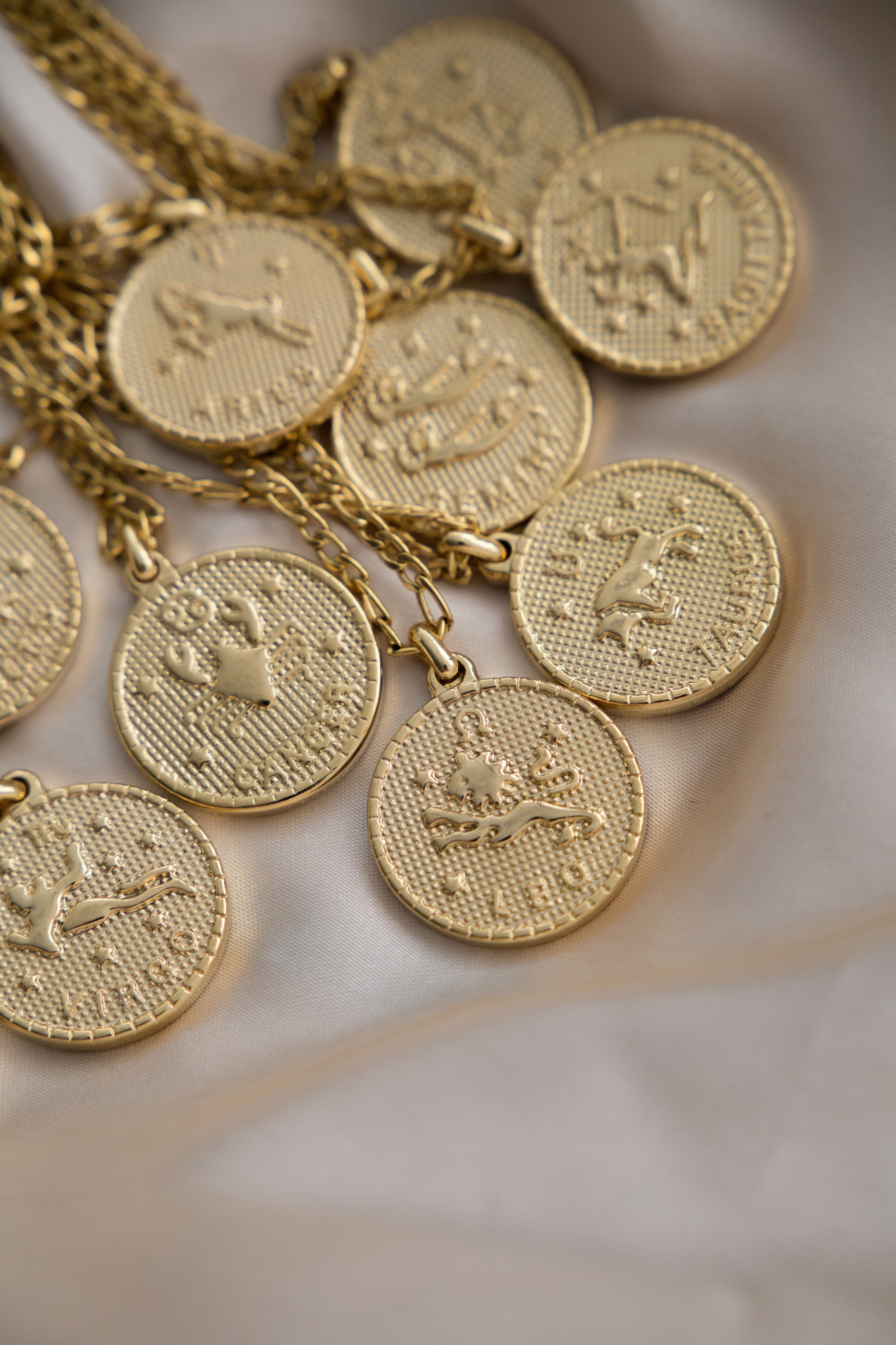 Zodiac Necklace - Gemini - has waterproof, durable, elegant and vintage inspired jewelry